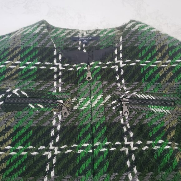 Chadwicks Plaid Blazer size 18 - Picture 1 of 8